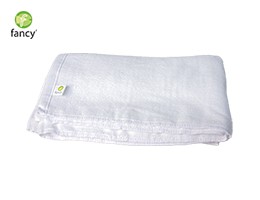 Fancy Super Soft Bath Towel-White