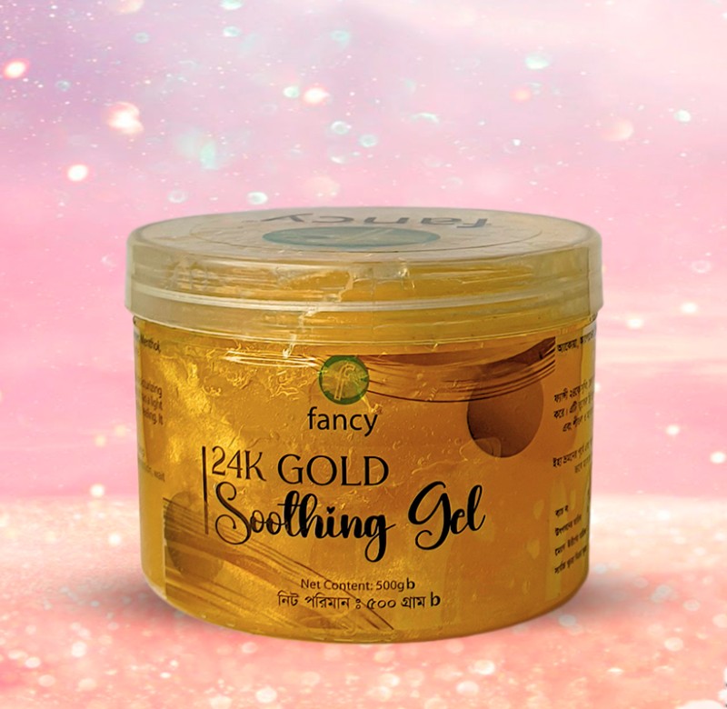 Fancy 24k gold soothing gel 500g