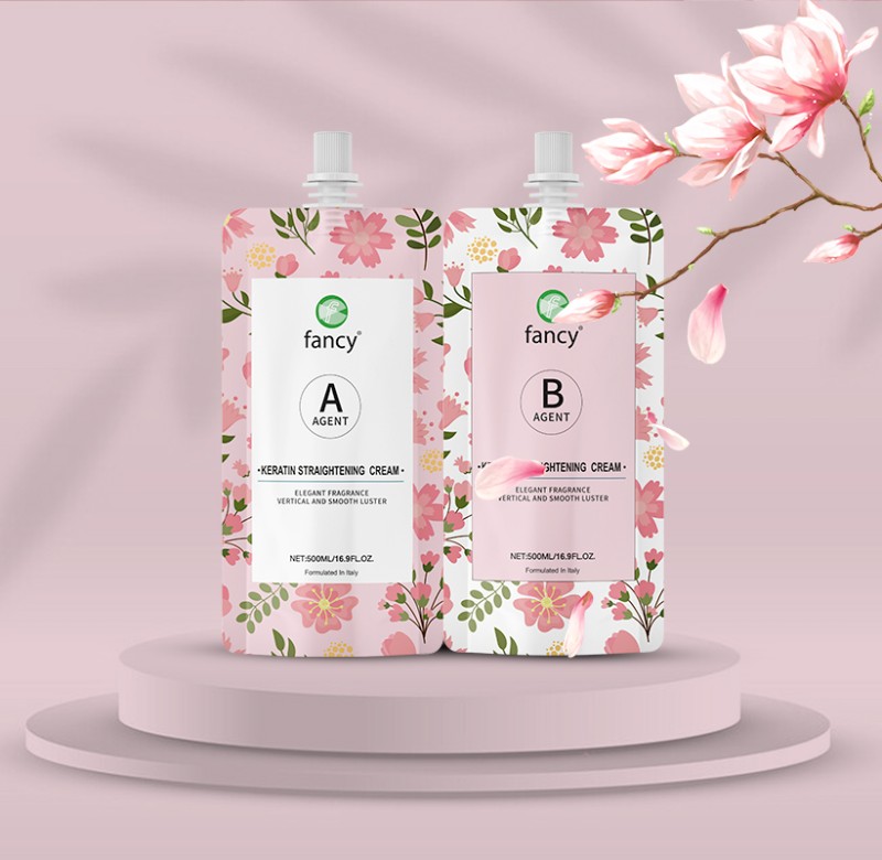 Fancy keratin straightening cream A+B 500M.2